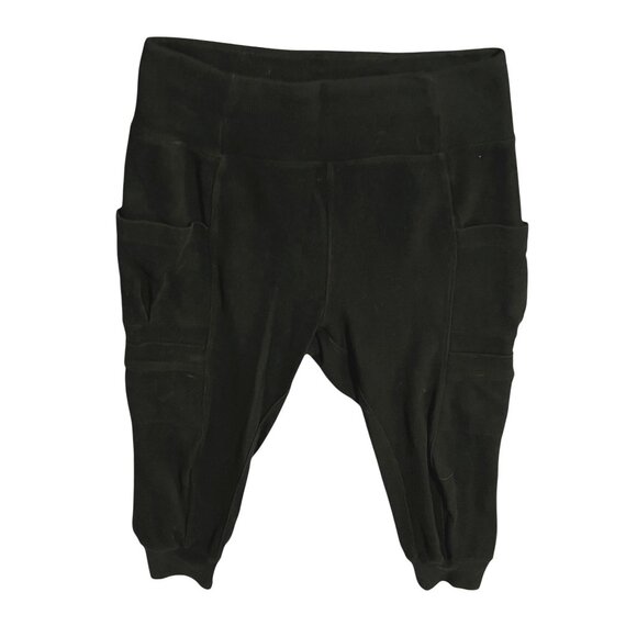 Halara Mid Rise High Waisted Cargo Harem Pants Mineral Sz Small Womens Black Poc - Picture 10 of 13